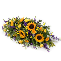 Sunflower  Casket Spray
