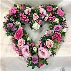 Pink Loose Open Heart 
