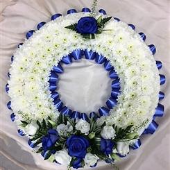 Blue Massed Wreath 