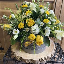 grey hat box